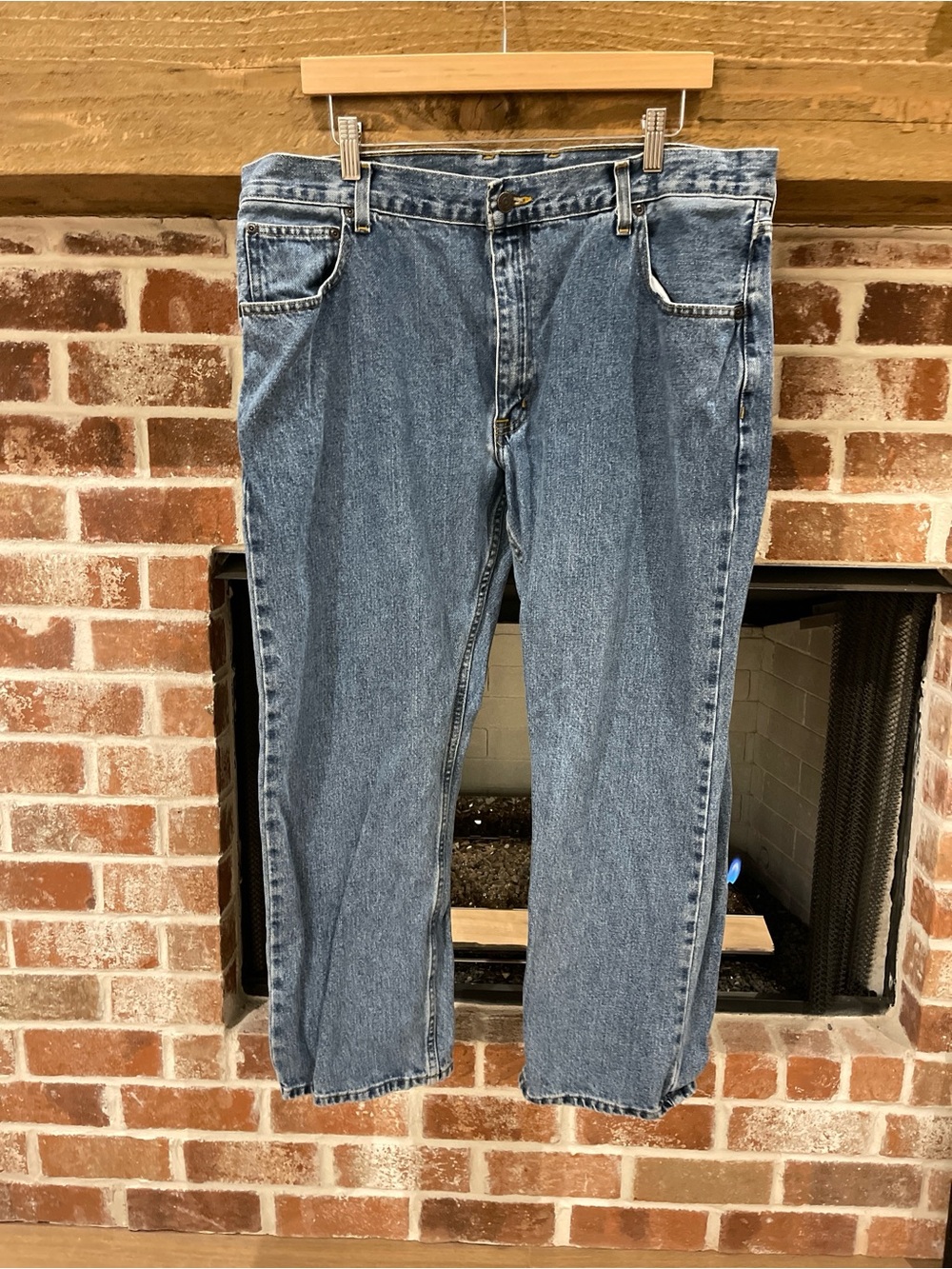 Classic Men's Blue Denim Jeans size 40x29